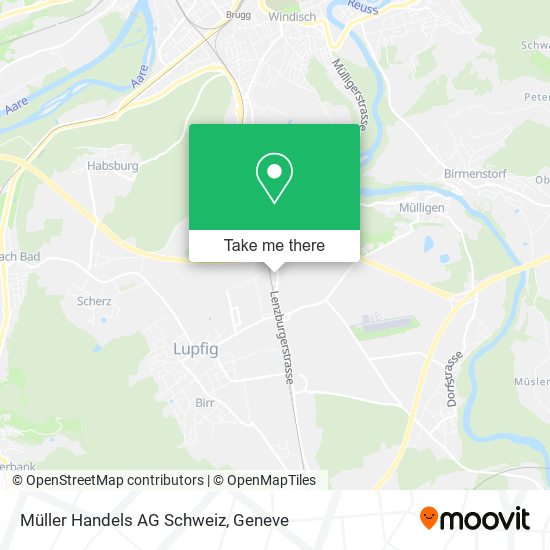 Müller Handels AG Schweiz map