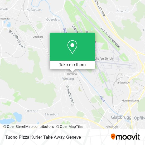 Tuono Pizza Kurier Take Away plan