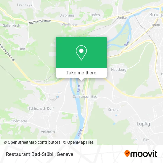 Restaurant Bad-Stübli map