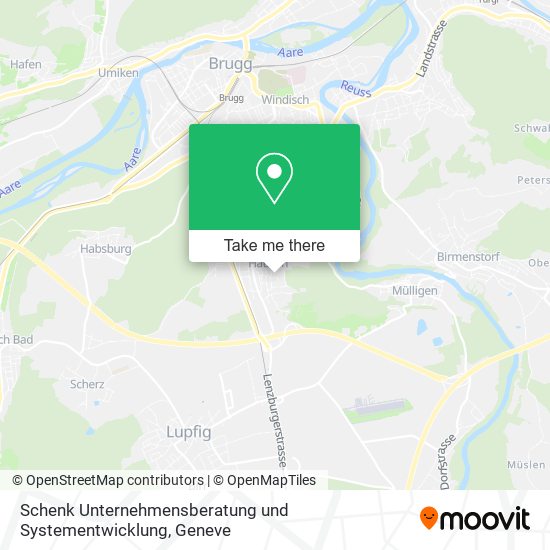 Schenk Unternehmensberatung und Systementwicklung map