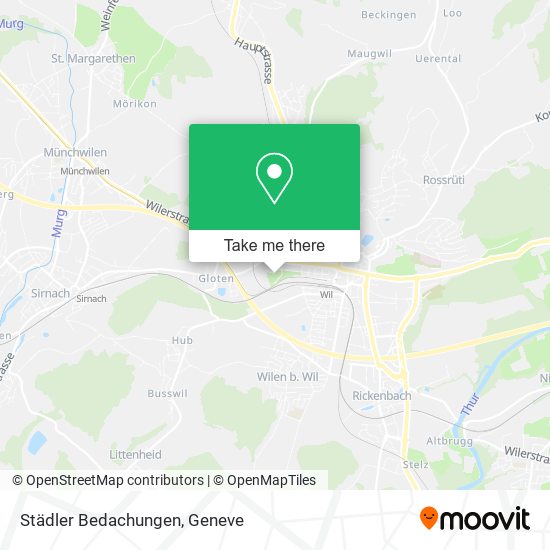 Städler Bedachungen map