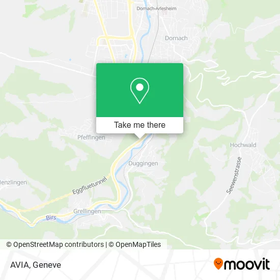 AVIA map