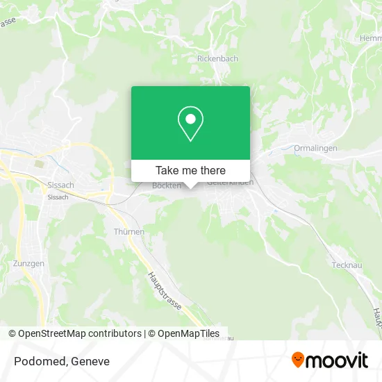 Podomed map