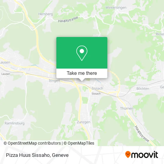 Pizza Huus Sissaho map