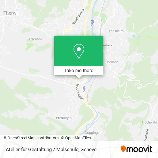 Atelier für Gestaltung / Malschule map