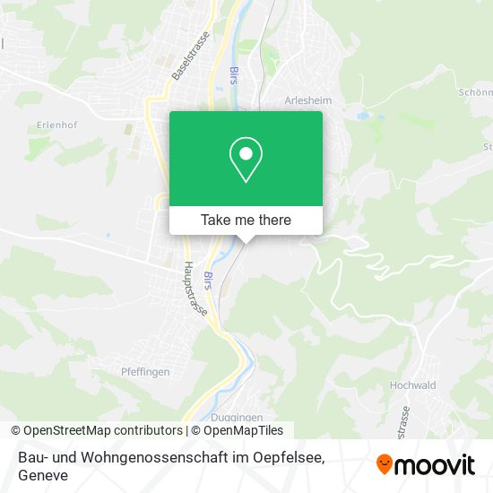 Bau- und Wohngenossenschaft im Oepfelsee plan