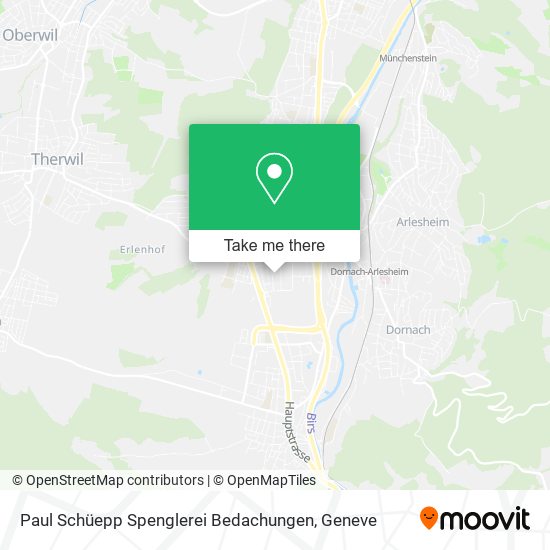 Paul Schüepp Spenglerei Bedachungen map