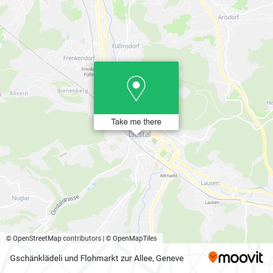 Gschänklädeli und Flohmarkt zur Allee map