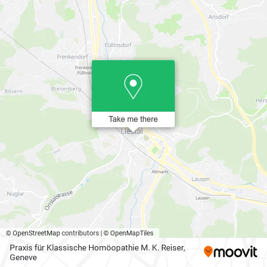Praxis für Klassische Homöopathie M. K. Reiser map