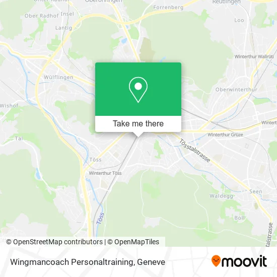Wingmancoach Personaltraining map