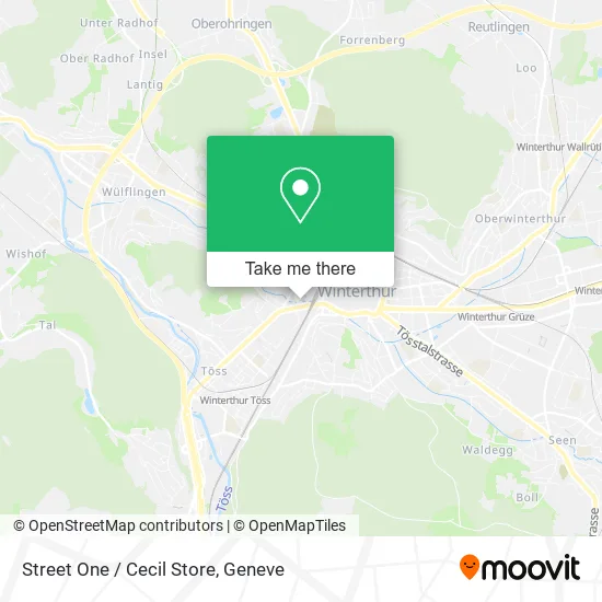 Street One / Cecil Store map