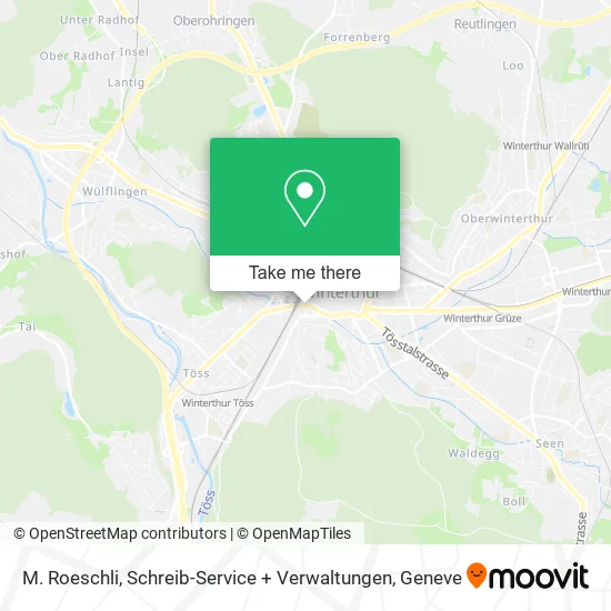 M. Roeschli, Schreib-Service + Verwaltungen map