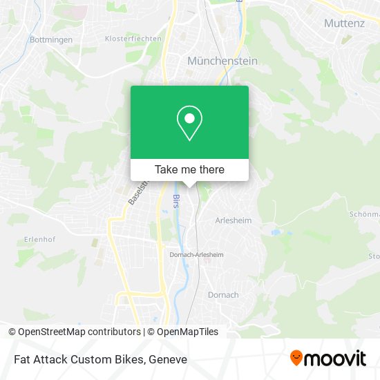 Fat Attack Custom Bikes map
