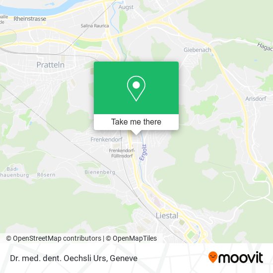 Dr. med. dent. Oechsli Urs map