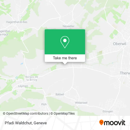 Pfadi Waldchut map
