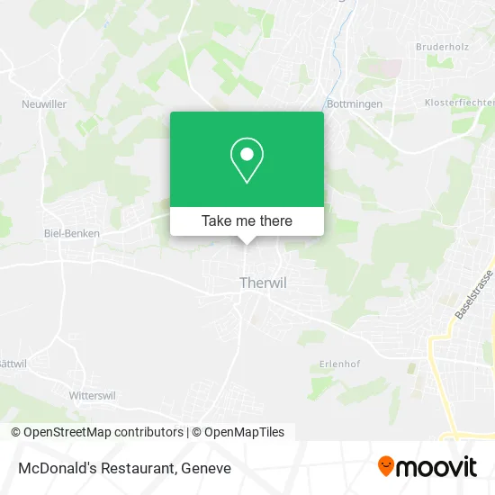 McDonald's Restaurant map
