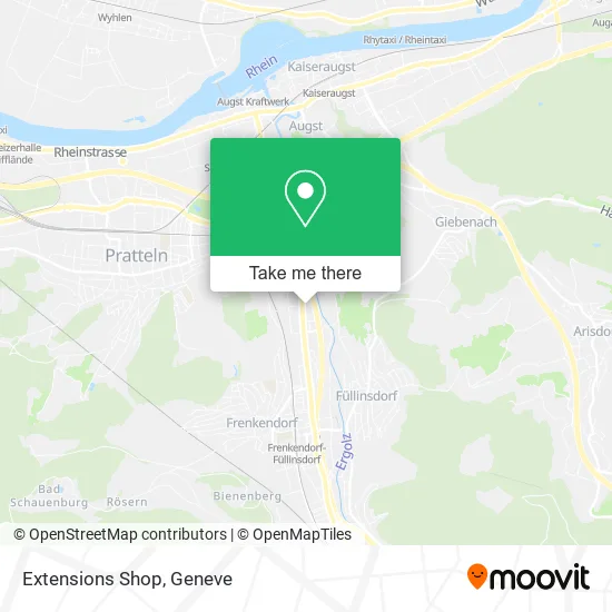 Extensions Shop map