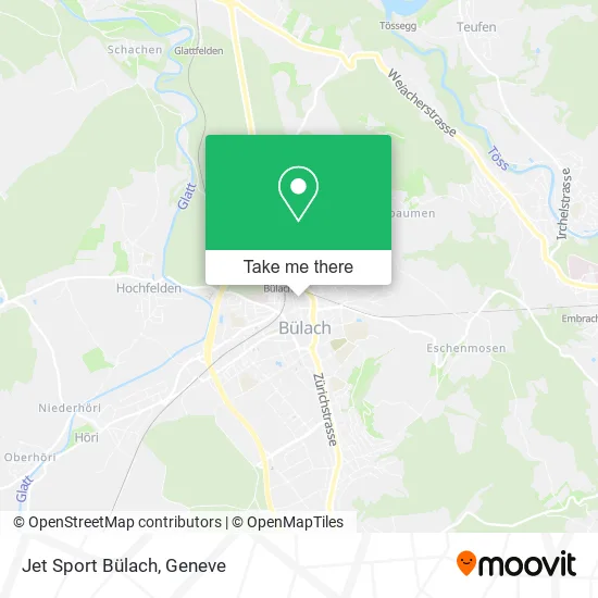 Jet Sport Bülach map