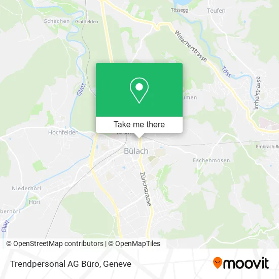 Trendpersonal AG Büro map
