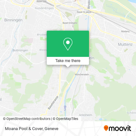 Moana Pool & Cover map
