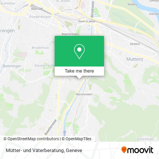 Mütter- und Väterberatung map