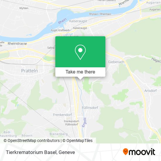 Tierkrematorium Basel map