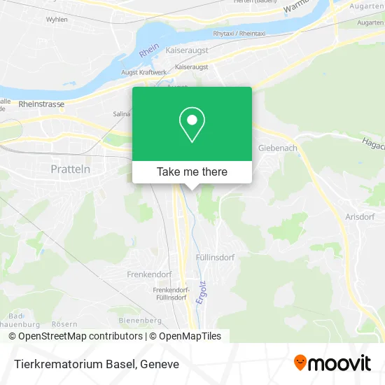 Tierkrematorium Basel map