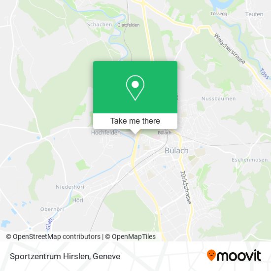 Sportzentrum Hirslen map