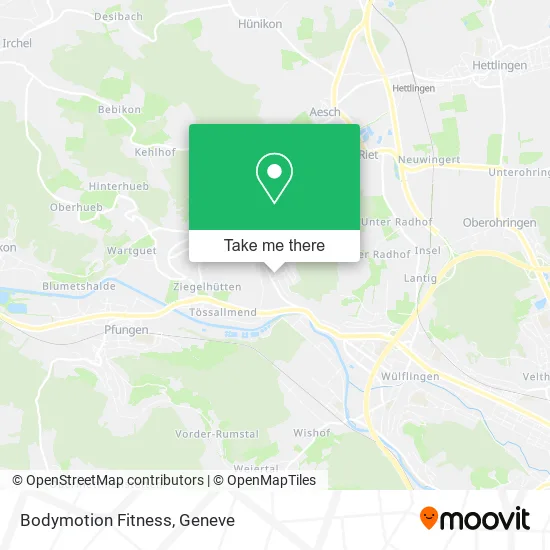 Bodymotion Fitness map