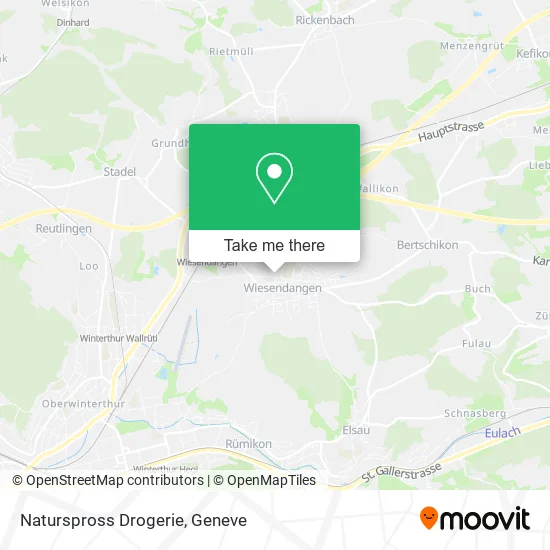 Naturspross Drogerie map