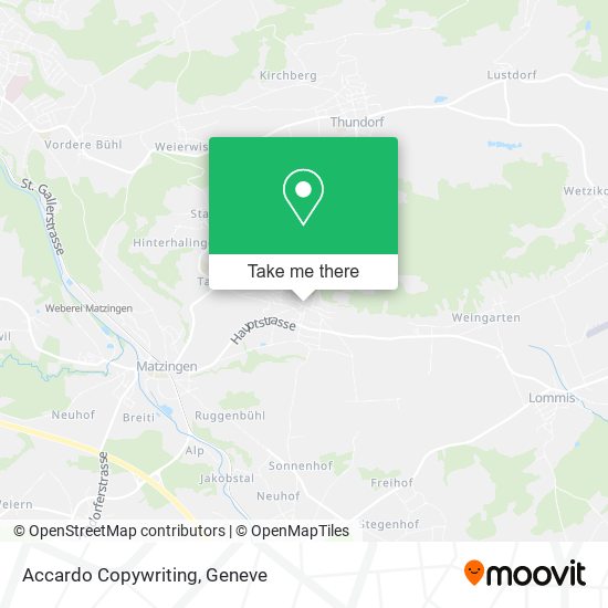 Accardo Copywriting map