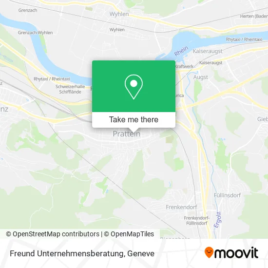 Freund Unternehmensberatung map
