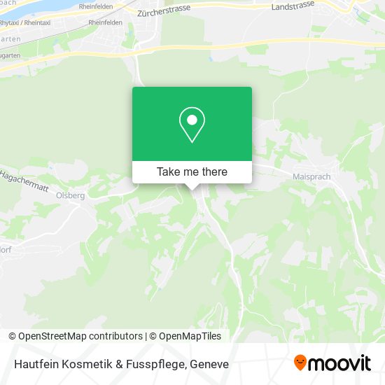 Hautfein Kosmetik & Fusspflege map
