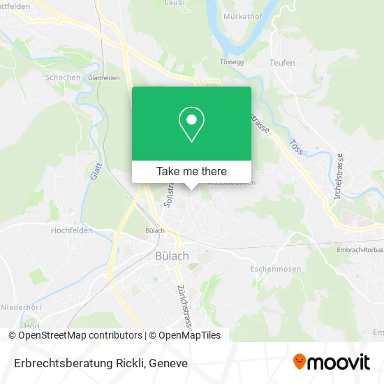 Erbrechtsberatung Rickli map