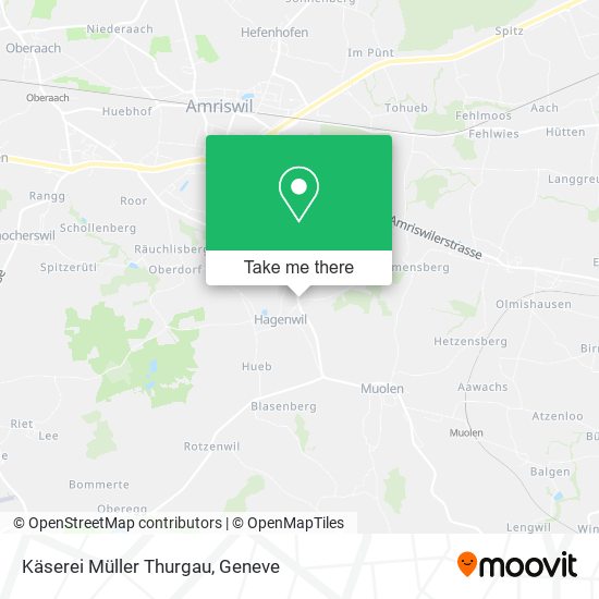 Käserei Müller Thurgau map