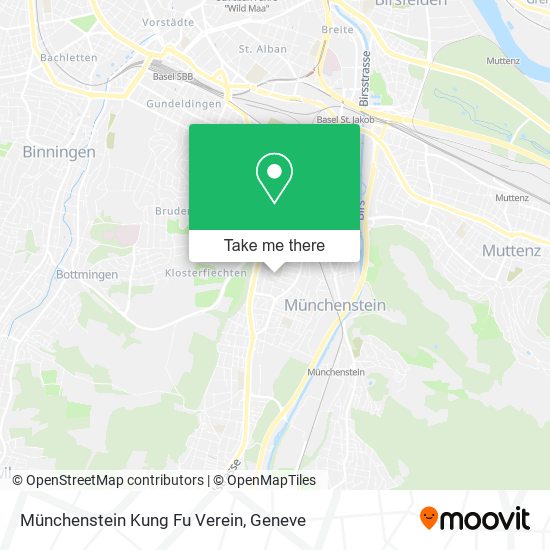 Münchenstein Kung Fu Verein map