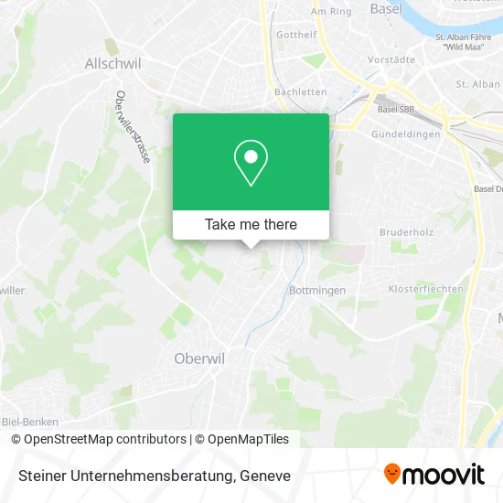 Steiner Unternehmensberatung map