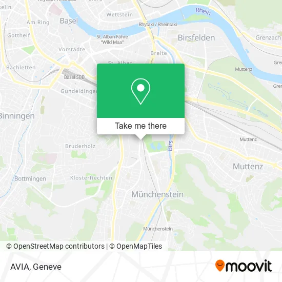 AVIA map