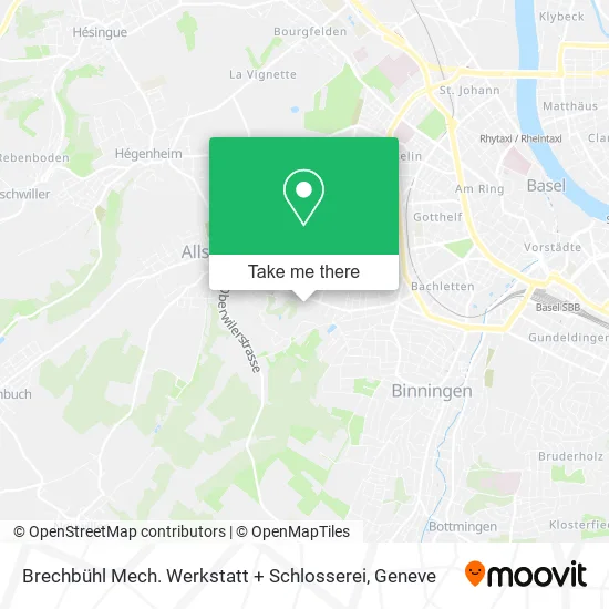 Brechbühl Mech. Werkstatt + Schlosserei map