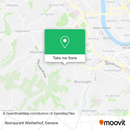 Restaurant Weiherhof map