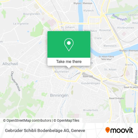 Gebrüder Schibli Bodenbeläge AG map