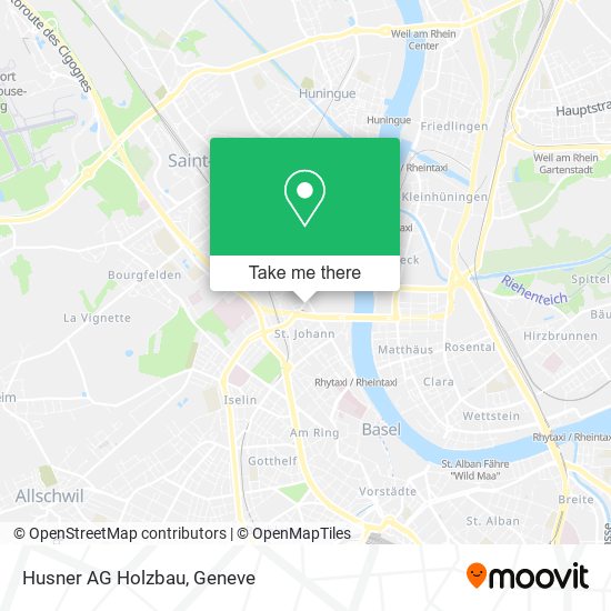 Husner AG Holzbau map