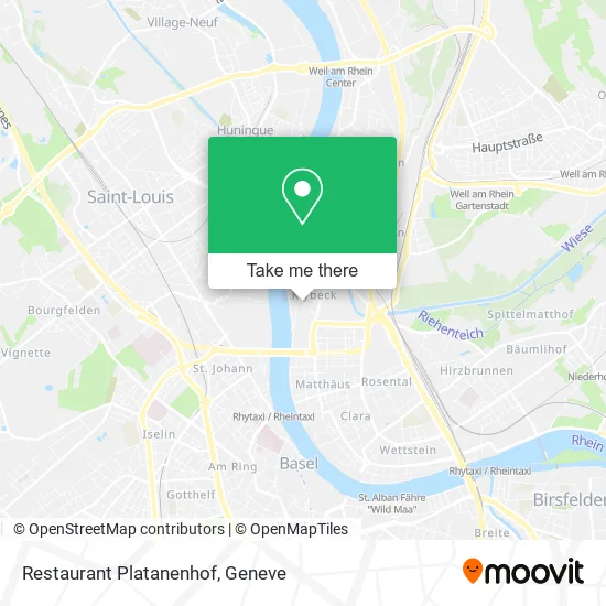 Restaurant Platanenhof map