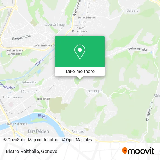 Bistro Reithalle map