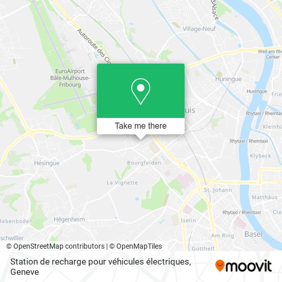 Station de recharge pour véhicules électriques plan