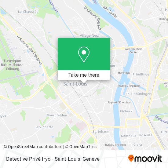 Détective Privé Iryo - Saint-Louis map