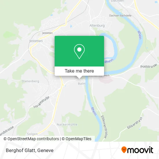 Berghof Glatt map