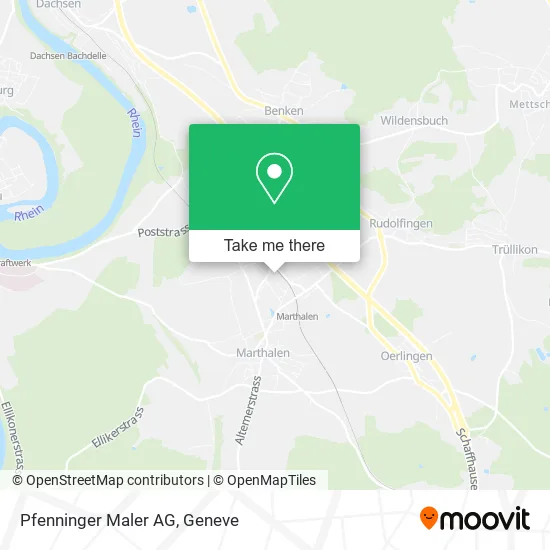 Pfenninger Maler AG map