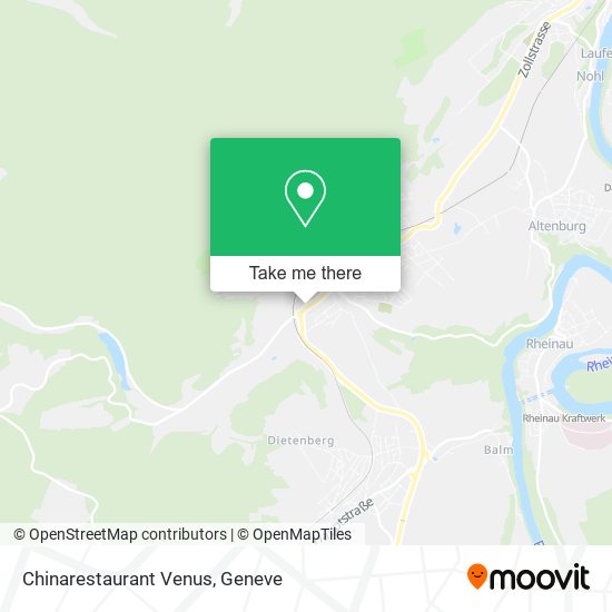 Chinarestaurant Venus map