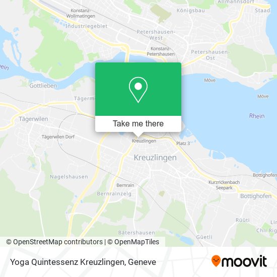 Yoga Quintessenz Kreuzlingen map